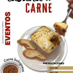 Lasaña de Carne - Lasagna house