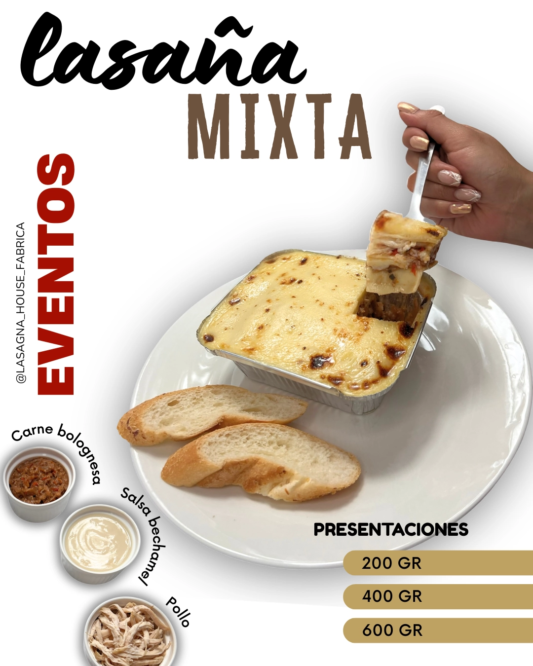 lasaña Mixta - Lasagna house