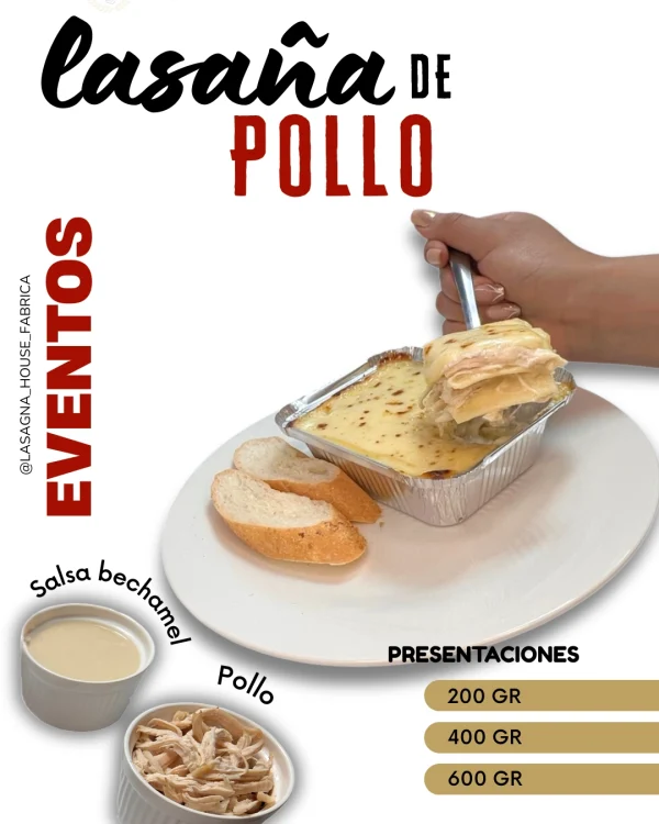 Lasaña pollo - Lasagna house